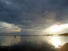 Sunset on Roatan island Honduras